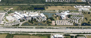 Aerial photo of the Texas Medical Center - West Campus