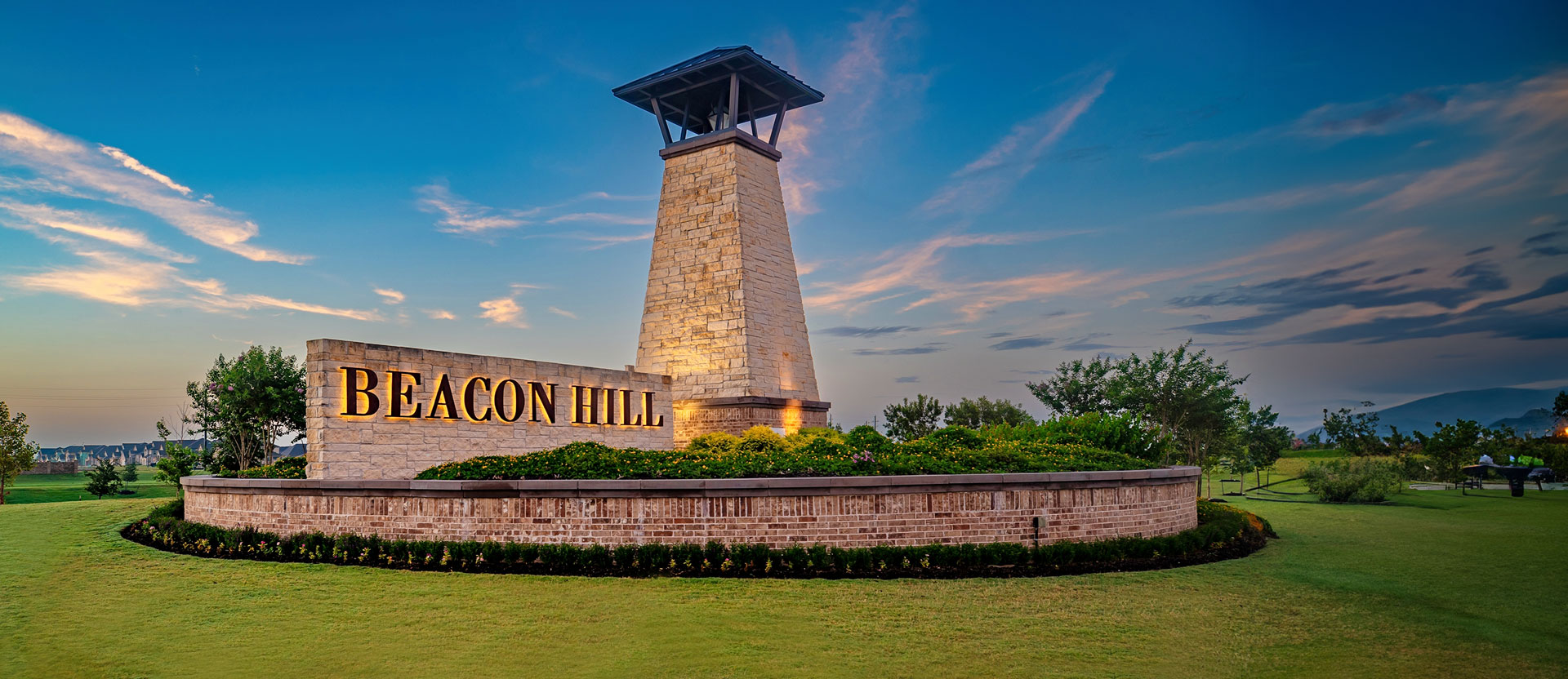 Beacon Hill entrance sign